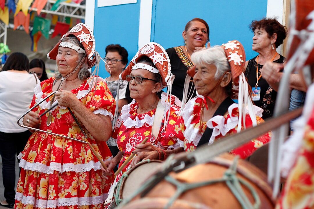 seniors at cultural festival