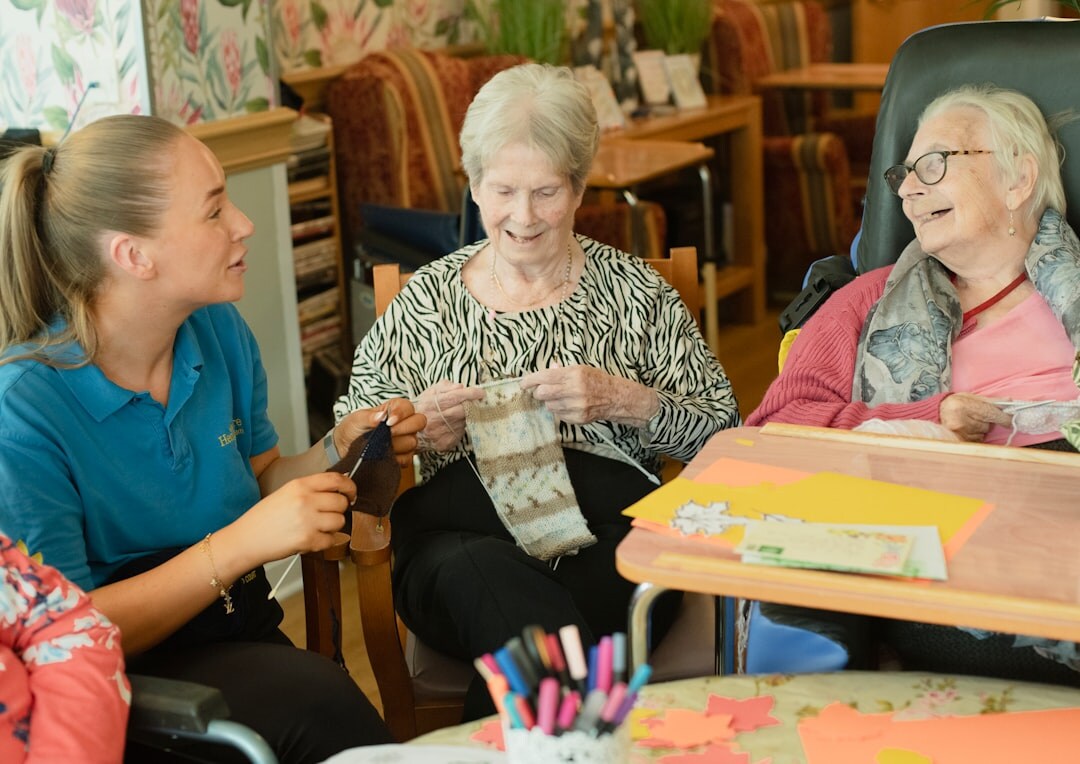 elderly group activity